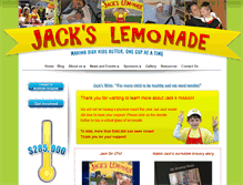 Tablet Screenshot of jackslemonade.com